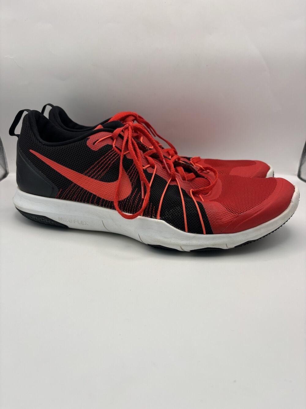 Nike Flex Train Aver University Red And Black Sneakers Men Size 13